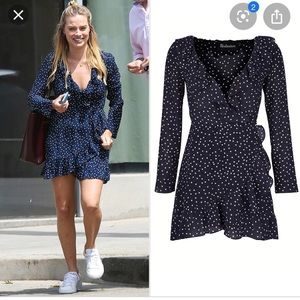 Realisation size small star navy dress